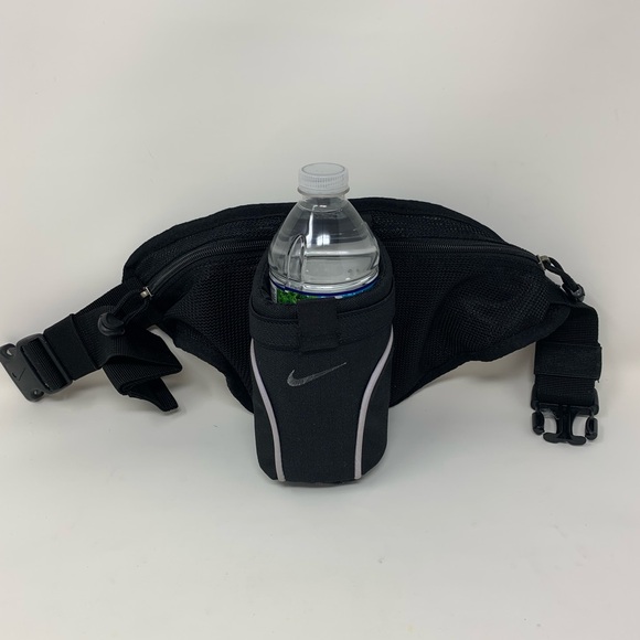 Nike Black Waist Bag with Bottle Holder - Picture 2 of 11